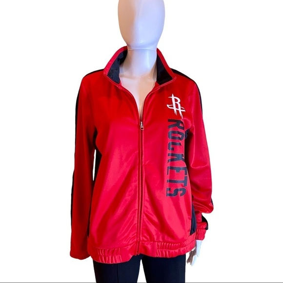 Houston Rockets red ladies NBA jacket size size large - Picture 6 of 9